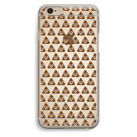 Poop emoji: iPhone 6 / 6S Transparant Hoesje