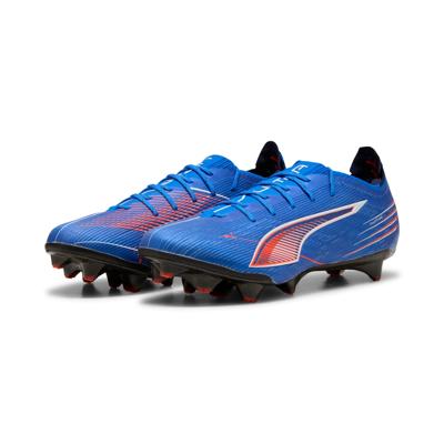 PUMA Ultra 6 Ultimate Carbon Gras Voetbalschoenen (FG) Dames Blauw Wit Felrood