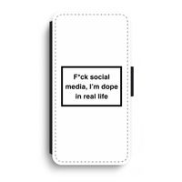 I'm dope: iPhone XR Flip Hoesje