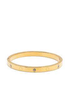 Kate Spade bracelet jonc serti de cristal - Or