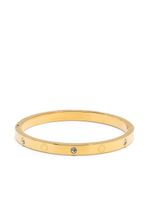 Kate Spade bracelet jonc serti de cristal - Or