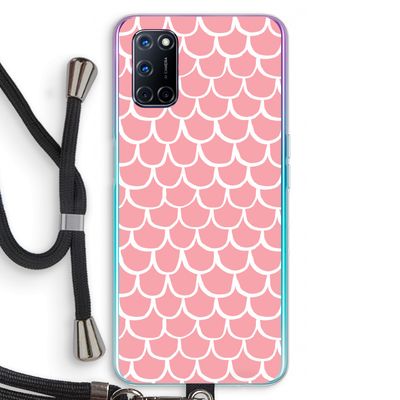 Dakpannetjes: Oppo A92 Transparant Hoesje met koord