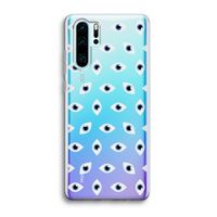 Eyes pattern: Huawei P30 Pro Transparant Hoesje Eyes pattern: Huawei P30 Pro Transparant Hoesje