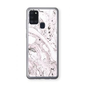 Mengelmoes: Samsung Galaxy A21s Transparant Hoesje