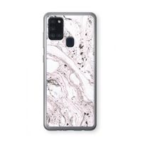 Mengelmoes: Samsung Galaxy A21s Transparant Hoesje