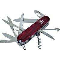 Victorinox Huntsman 1.3713.T Zwitsers zakmes Aantal functies 15 Rood (transparant) - thumbnail