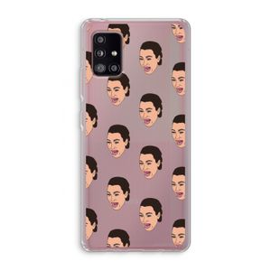 Ugly Cry Call: Samsung Galaxy A51 5G Transparant Hoesje