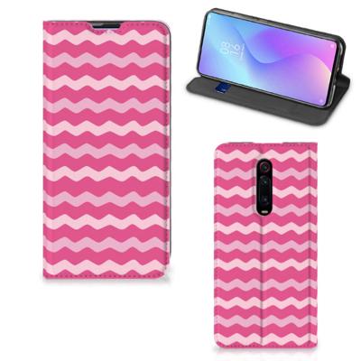 Xiaomi Redmi K20 Pro | Hoesje met Magneet | Waves Pink