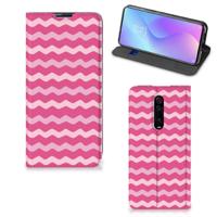 Xiaomi Redmi K20 Pro | Hoesje met Magneet | Waves Pink