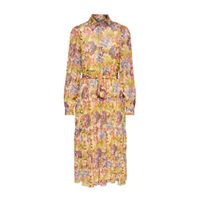 ONLY blousejurk ONLDAISY met all over print geel - thumbnail