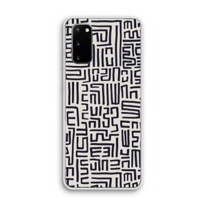 Moroccan Print: Samsung Galaxy S20 Transparant Hoesje