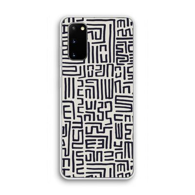 Moroccan Print: Samsung Galaxy S20 Transparant Hoesje