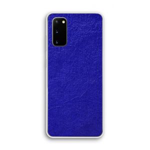 Majorelle Blue: Samsung Galaxy S20 Transparant Hoesje