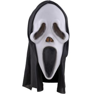 Halloween thema verkleed masker - Scream/Ghostface - volwassenen - met kap One size  -