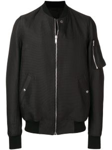 Rick Owens veste bomber zippée - Noir