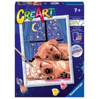 Ravensburger CreArt Schilderen op nummer slaap lekker