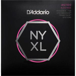 D&apos;Addario NYXLS45100 Nickel Wound Regular Light 45-100 Double Ball End snaren voor headless basgitaar