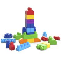 Mattel First Builders - Big Building Bag (Classic), 60 stuks Constructiespeelgoed - thumbnail