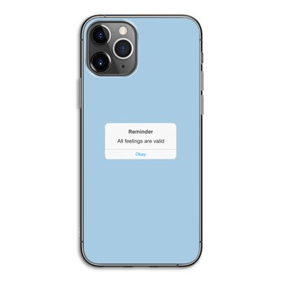 Reminder: iPhone 11 Pro Transparant Hoesje