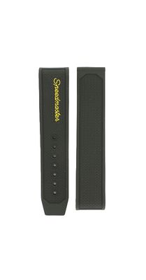 Horlogeband Omega 32632405004001 Rubber Zwart 19mm