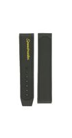 Horlogeband Omega 32632405004001 Rubber Zwart 19mm