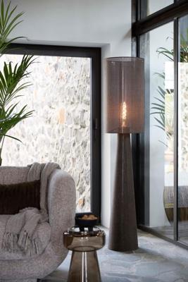 Light & Living VloerlampMicky bruin Ø 38cm - 1891961