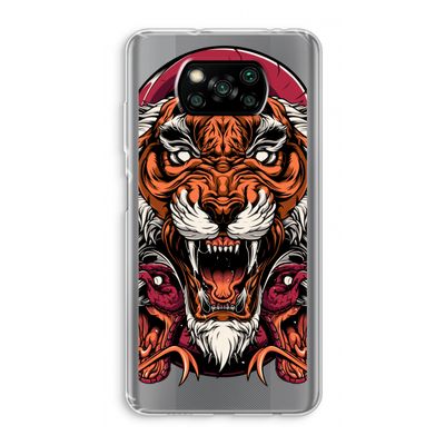 Tiger and Rattlesnakes: Xiaomi Poco X3 NFC Transparant Hoesje