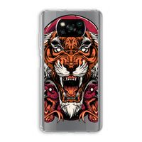 Tiger and Rattlesnakes: Xiaomi Poco X3 NFC Transparant Hoesje