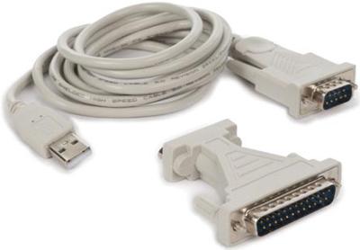 USB naar seriële kabel met parallel adapter Velleman PCUSB6