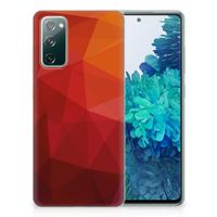 TPU Hoesje voor Samsung Galaxy S20 FE Polygon Red