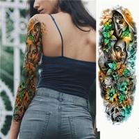 Grote arm mouw waterdichte tijdelijke tattoo sticker (TQB-010)