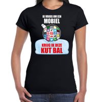 Kut Kerstbal shirt / Kerst outfit Ik vroeg om een mobiel krijg ik deze kut bal zwart voor dames