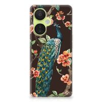 OnePlus Nord CE 3 Lite TPU Hoesje Pauw met Bloemen