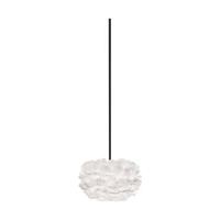 Umage Eos Micro hanglamp white - met koordset zwart - Ø 22 cm