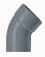 Wavin PVC Bocht 45° Mof-Spie 50mm - Duurzame Koppeling voor Vijvers & Leidingsystemen