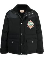 Gucci detachable sleeve padded jacket - Noir - thumbnail