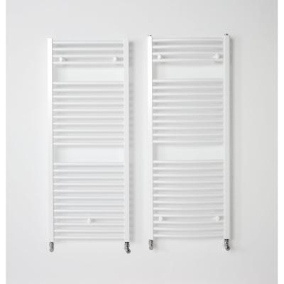 Instamat Robina Handdoekradiator, afm. H 1810 x L 600 mm, 4 aansl. ½", incl. wandconsoles, standaard wit RB180.60S01