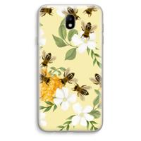 No flowers without bees: Samsung Galaxy J7 (2017) Transparant Hoesje