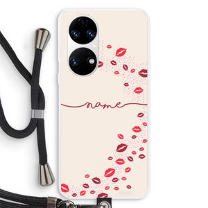 Kusjes: Huawei P50 Transparant Hoesje met koord
