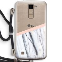 A touch of peach: LG K10 (2016) Transparant Hoesje met koord