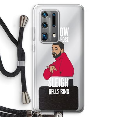 Sleigh Bells Ring: Huawei P40 Pro Plus Transparant Hoesje met koord