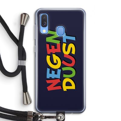 90's One: Samsung Galaxy A40 Transparant Hoesje met koord