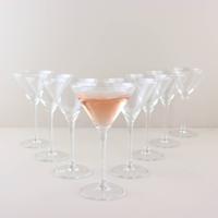 OTIX Martini Glazen Transparant 8 Stuks 300 ml Cocktail Set - thumbnail