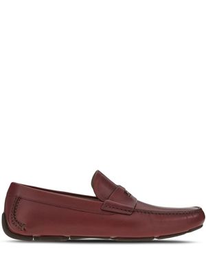 Ferragamo mocassins à ornements Driver - Rouge