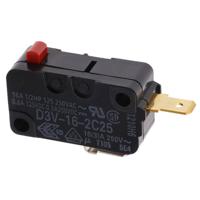 Omron D3V-16-2C25 Microschakelaar 250 V/AC 16 A 1x aan/(uit) 1 stuk(s) Bag