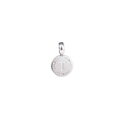 Go Dutch Label Letter T Kettinghanger Zilver