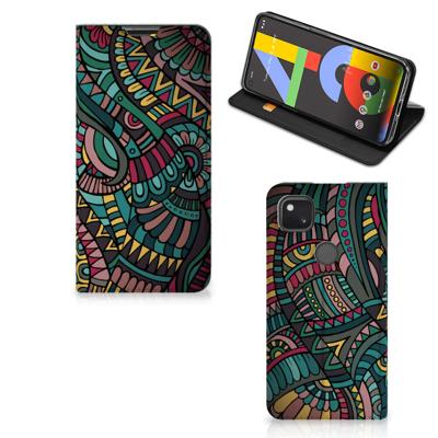 Google Pixel 4a | Hoesje met Magneet | Aztec
