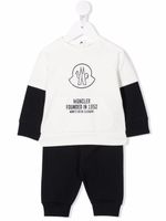 Moncler Enfant survêtement à logo imprimé - Blanc - thumbnail