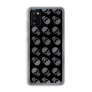 Musketon Skulls: Samsung Galaxy A41 Transparant Hoesje
