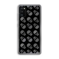 Musketon Skulls: Samsung Galaxy A41 Transparant Hoesje